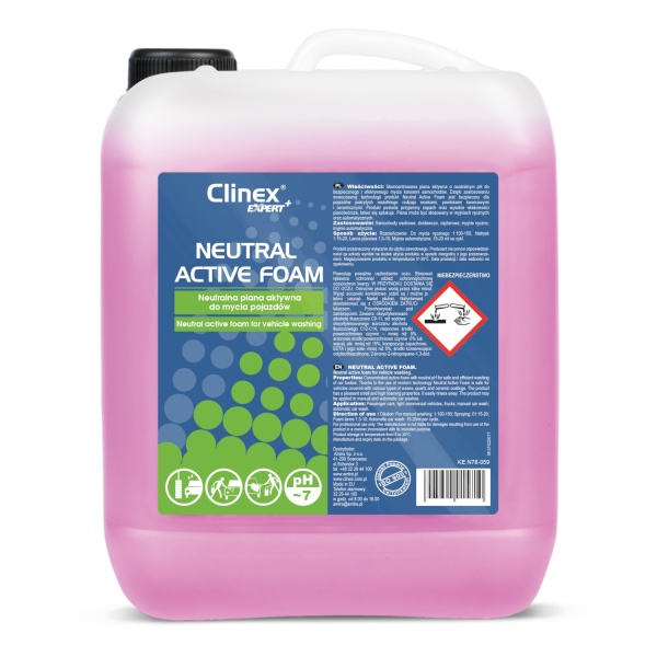 Șampon Spumă Activă pH Neutru Clinex Expert+ 20L 40-006